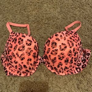 Orange leopard print Victoria Secret bra!